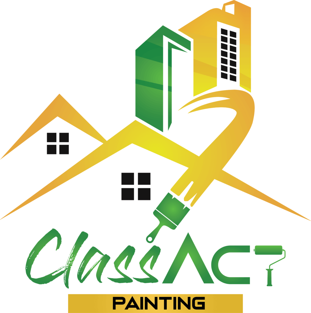 Window frame painting service - black window trim by Class Act Painting Wollongong